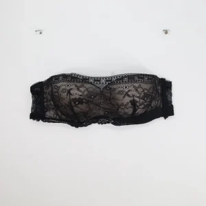 Soutien-gorge Fleur Papillon Noir